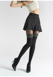 Marilyn Ciorapi cu model - Marilyn Zazu Dots W02, 60 DEN - negru (M ZAZUW02)