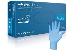 Mercator Medical Manusi examinare nitril, fara pudra, Classic, M, albastru 100 buc/cutie Nitrylex R6600M (R6600M)