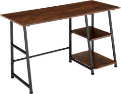 tectake 404696 paisley íróasztal 120x50x73.5cm - ipari sötét fa, rusztikus