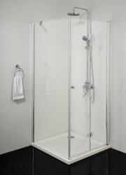 Sanotechnik Smartflex sarokkabin csuklóajtóval (Jobbos); 90x80 cm (D1291FRD1180)