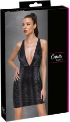 Cottelli Collection Party - kígyóbőr mintás ruha (fekete) (27181621031) - sexshopcenter