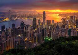 Enjoy - Puzzle Hong Kong la răsărit - 1 000 piese