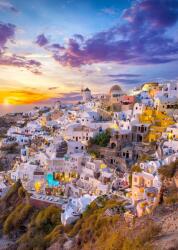 Enjoy - Puzzle Apus peste Santorini - 1 000 piese