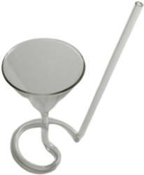 Edman Pahar creativ de sticla Edman Martini, cu pai incorporat, sticla termorezistenta, 190ml, Transparent