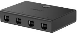 UGREEN USB 2.0 Sharing Switch 4 Bemenet - 1 Kimenet - Fekete (30346)