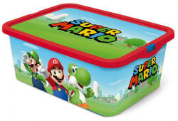 Stor Super Mario műanyag játéktároló doboz - 13 literes (JVL-STF09595)