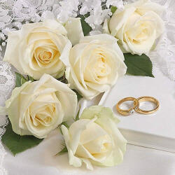 Ambiente Esküvői rózsás szalvéta (VR-13314260)
