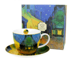Duo Gift Van Gogh Kávéház éjjel porcelán JUMBO csésze aljjal - 370 ml - díszdobozos (AC-516682-VR-27099)