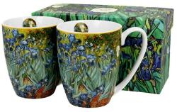 Duo Gift Van Gogh Íriszek porcelán bögre szett - 2 darabos 380 ml - díszdobozos (IMO-DG-27563)
