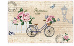 BANQUET Romantic Ride műanyag tányéralátét 43x28 cm - 1 darab (VET-12801022BICIKLIS)