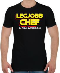 printfashion LEGJOBB SÉF A GALAXISBAN - Férfi póló - Fekete (11572630)