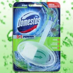 Domestos 3in1 Power Pine WC illatosító rúd, kosaras