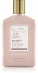 ALFAPARF Milano Keratin Therapy Lisse Design finom állagú sampon a fénylő és selymes hajért 250 ml