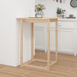 vidaXL Masă de bar, 80 x 80 x 110 cm, lemn masiv de pin (822182)