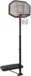 vidaXL Suport cu coș de baschet, negru, 258-363 cm, polietilenă (93649)