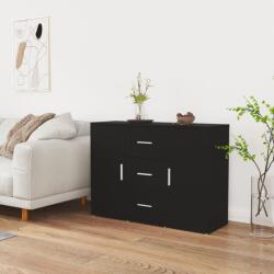 vidaXL Servantă, negru, 91x29, 5x65 cm, lemn prelucrat (823343) Comoda