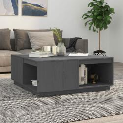 vidaXL Măsuță de cafea, gri, 100x101x40, 5 cm, lemn masiv de pin (814521) Masa de cafea