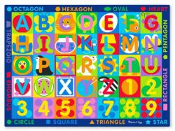 Melissa & Doug Covor de joaca Litere si forme geometrice - Melissa & Doug (MD5193)