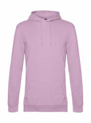 B&C Collection Férfi kapucnis hosszú ujjú pulóver B and C #Hoodie French Terry M, Cukorka rózsaszín