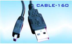 Royal Кабел Royal 160 34248, от USB Type A(м) към USB Mini(м) 1.8m, черен (34248)