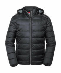 Russell Férfi kapucnis hosszú ujjú kabát Russell Europe Men's Hooded Nano Jacket XL, Fekete
