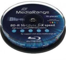 MediaRange Blu-Ray MediaRange BD-R Dual Layer 50Gb 6X (tipărit) - 10 bucăți în ax
