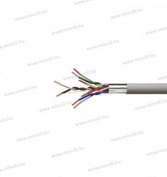 EMOS FTP CAT. 5e 4x2xAWG24 EM adatátviteli vezeték tömör 305m/doboz 1Gigabit 100MHz S9221 (S9221)