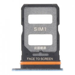  Xiaomi 12T, 12T Pro DualSim sim kártya tartó tálca, kék (gyári)