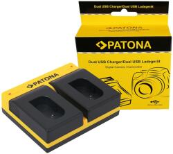 Patona Panasonic DMW-BLK22 Patona dupla USB-s fényképezőgép akkumulátor töltő (191697) (PATONA_DUPLA_USB_DMW_BLK22)
