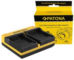 Patona Panasonic DMW-BLG10 Patona dupla USB-s fényképezőgép akkumulátor töltő (191655) (PATONA_DUPLA_USB_DMW_BLG10)