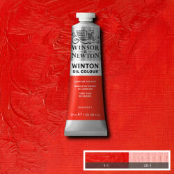 Winsor&Newton Winton olajfesték, 37 ml - 095, cadmium red hue