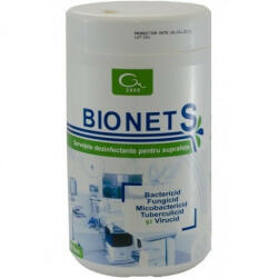 BIONET S - Servetele dezinfectante suprafete, 150 buc/cutie (BIONETS150D)