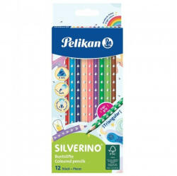 Pelikan Silverino színesceruza, 12 szín (H_00700634_6)
