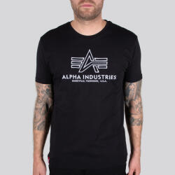 Alpha Industries Basic T Embroidery - black/white