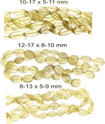  Cuart Lemon Margele Pietre Semipretioase Butoias Fatetat - 8-17 x 5-11 mm
