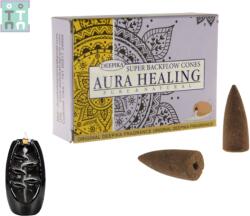 Conuri Parfumate - Deepika - Aura Healing - Backflow - Pure si Natural 15 g