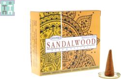 Deepika Fragance Conuri Parfumate - Deepika - Sandal Wood Pure si Natural 15 g