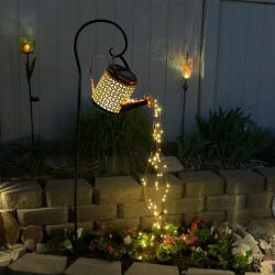 Union Napelemes locsolókanna világítás, leszúrható kerti dekor lámpás (solarlocsolo)
