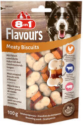 8in1 8in1 Flavours Meaty Biscuits Pui - 6 x 100 g