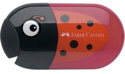 Faber-Castell radír + kétlyukú hegyező Katica
