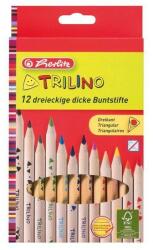 Herlitz színesceruza Trilino jumbo háromszögletű 12db