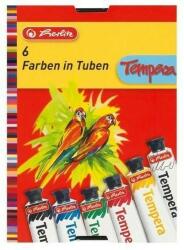 Herlitz tempera színes, 16ml-es 6db készlet