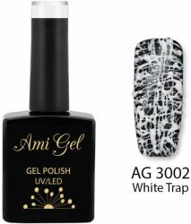 Ami Gel Gel Colorat Elasticnail Art - Spider Skill Gel White Trap AG3002 5gr - Ami Gel