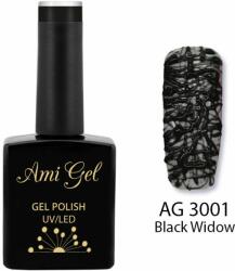 Ami Gel Gel Colorat Elasticnail Art - Spider Skill Gel Black Widow AG3001 5gr - Ami Gel