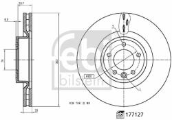 Febi Bilstein Disc frana FEBI BILSTEIN 177127 (177127)