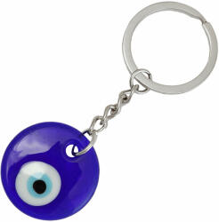  Breloc Ochiul magic norocos, amuletă de protecție a relațiilor și împotriva invidiei, albastru 7.5 cm