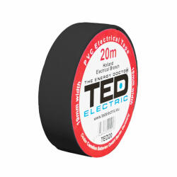 TED Electric Banda izolatoare 20m x 19mm Neagra, TED (DZ086067) - antivandal