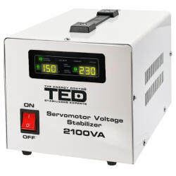 TED Electric Stabilizator retea maxim 2100VA-SVC cu servomotor monofazat TED000132 (A0057958)