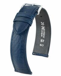 Hirsch Camelgrain Sötétkék óraszíj - 20mm / L -120/80mm
