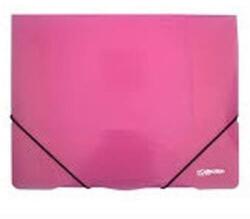 Electra Gumis mappa ELECTRA A/4 műanyag pink (2-600) - fotoland